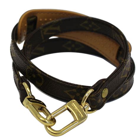 louis vuitton dark brown shoulder strap|replacement strap for louis vuitton.